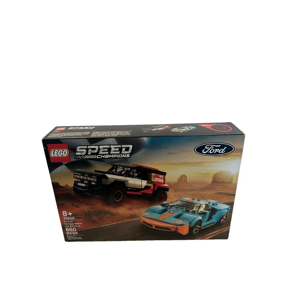 LEGO 76905 Ford GT Heritage Edition and Bronco R New Sealed in Box
